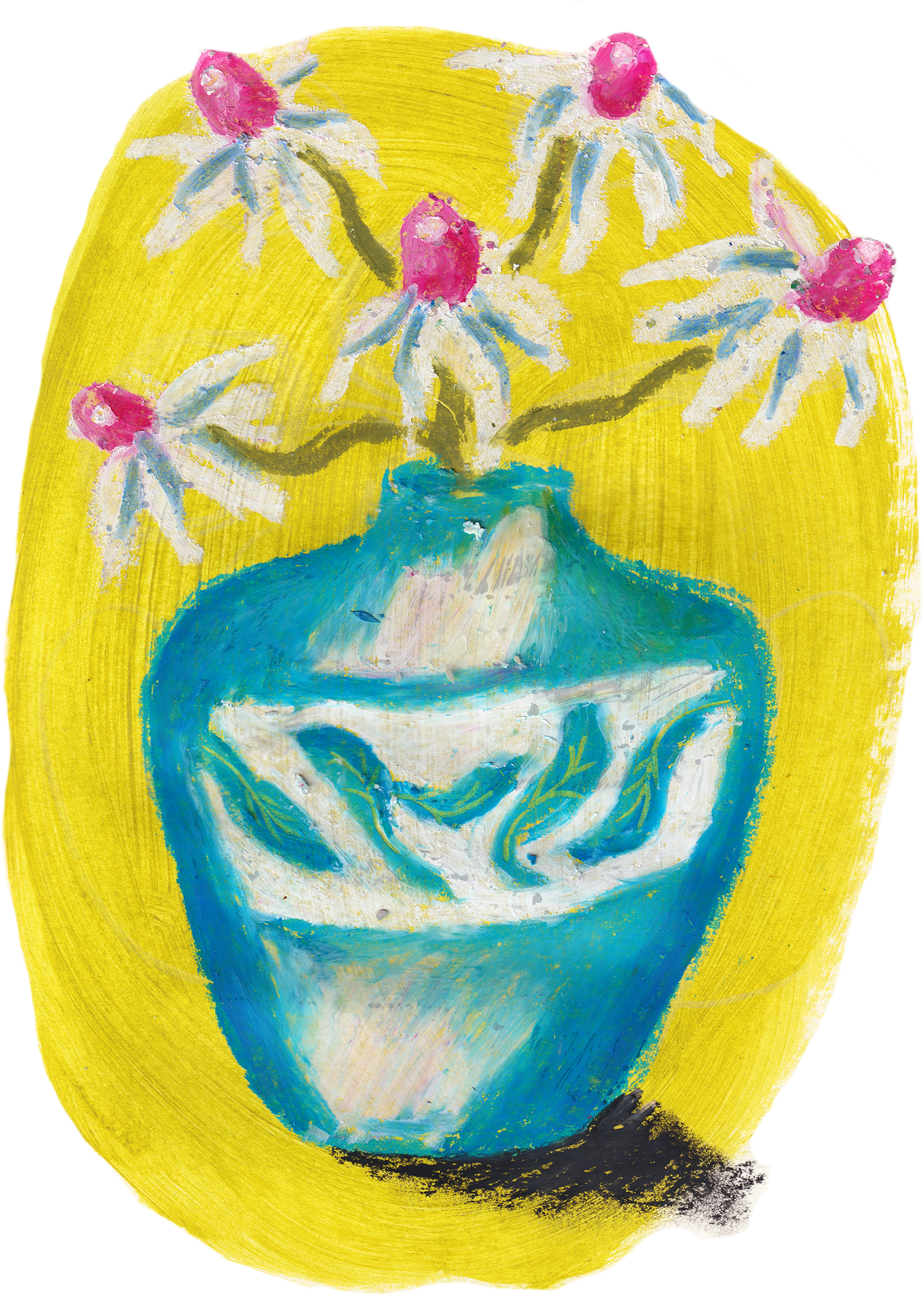 Sticker Blumenvase