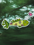 Sticker Leuchterfisch