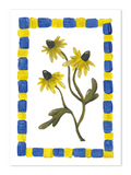 Postkarte "Langweilige Blumen aber tolle Farben!"